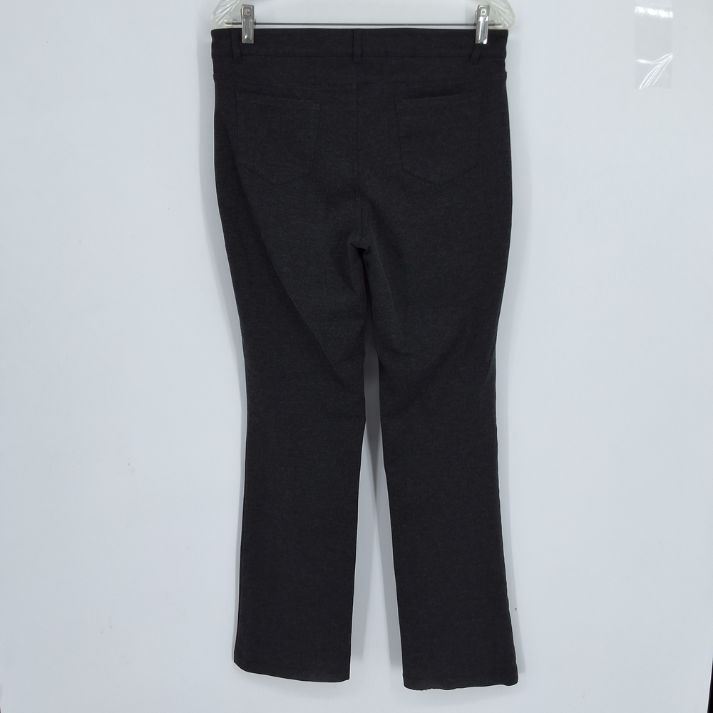 Ellen Tracy Sz 10 Charcoal Flare Pants - Picture 5 of 5